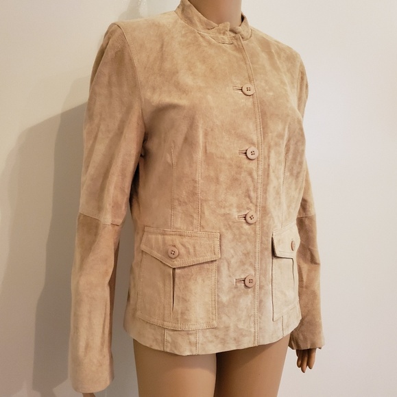 Beautiful August Silk Logic 100% Suede Coat - Picture 4 of 8